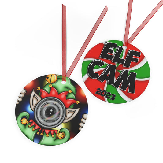 Elf Cam Metal Ornament 2023!