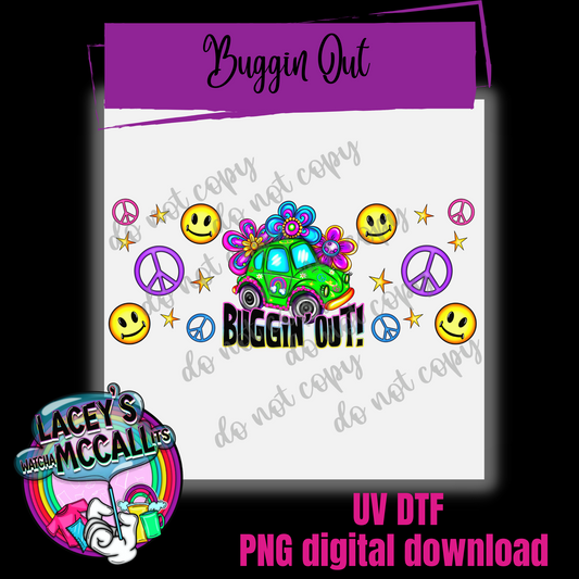 Buggin Out UV DTF PNG