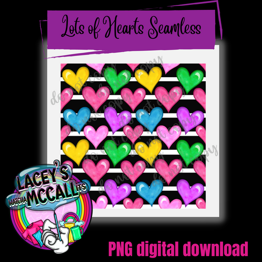 Lots of Hearts PNG