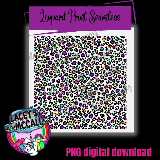 Leopard Print Seamless PNG