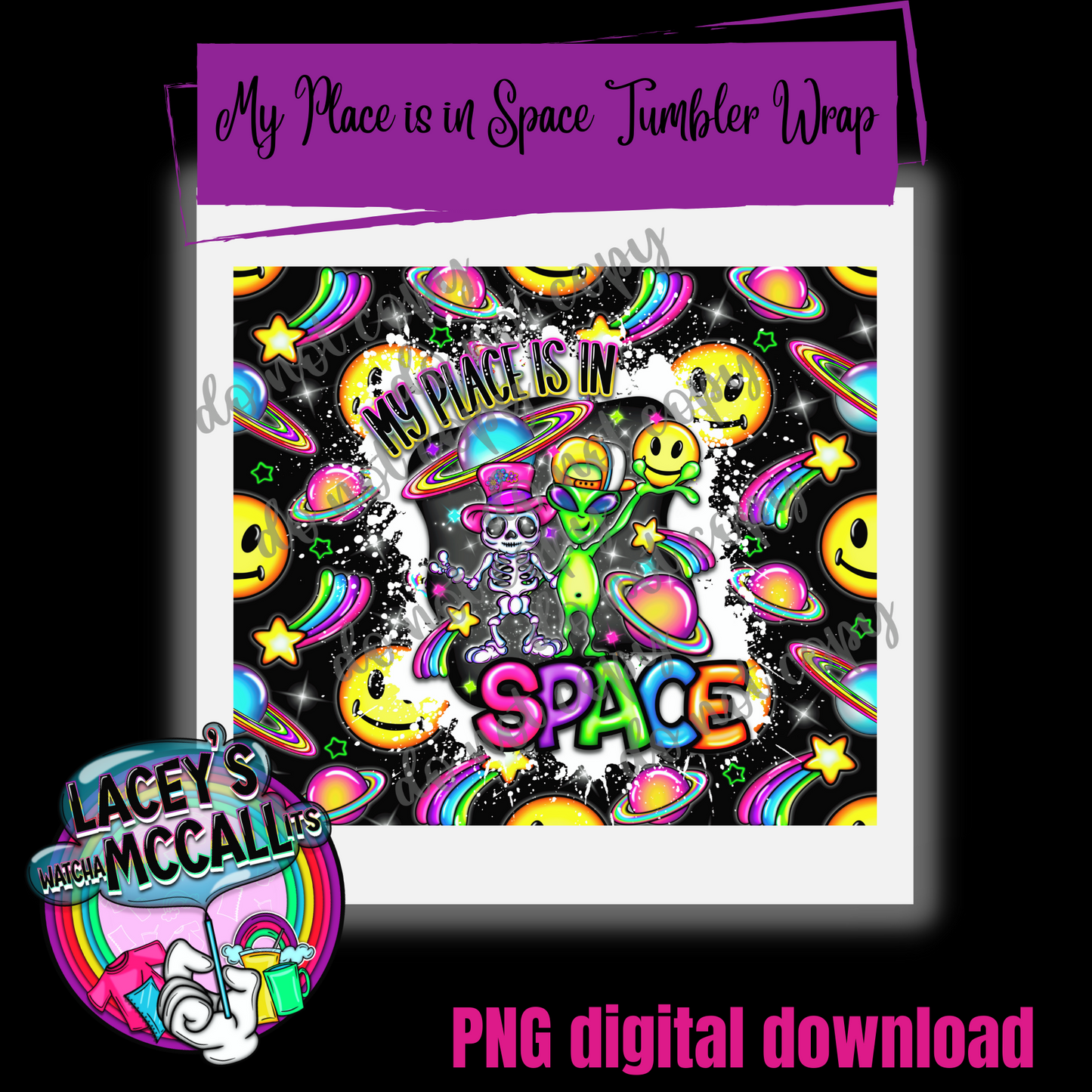 My Place is in Space Tumbler Wrap